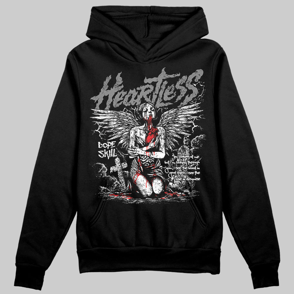 Grey Collection superstreetwear Hoodie Sweatshirt Heartless Graphic