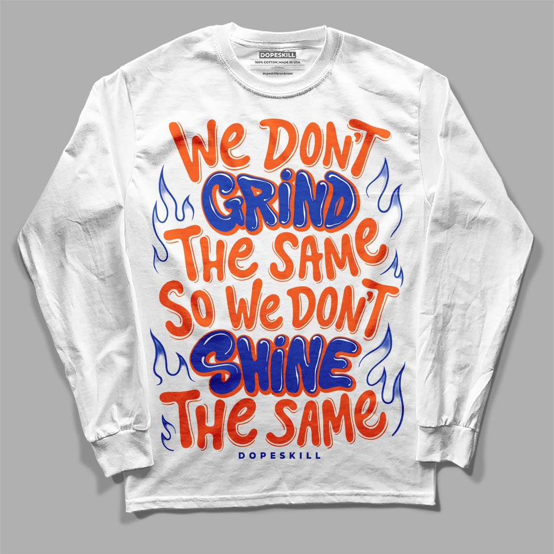 Dunk Low Futura Orange Blaze superstreetwear Long Sleeve T-Shirt Grind Shine Graphic