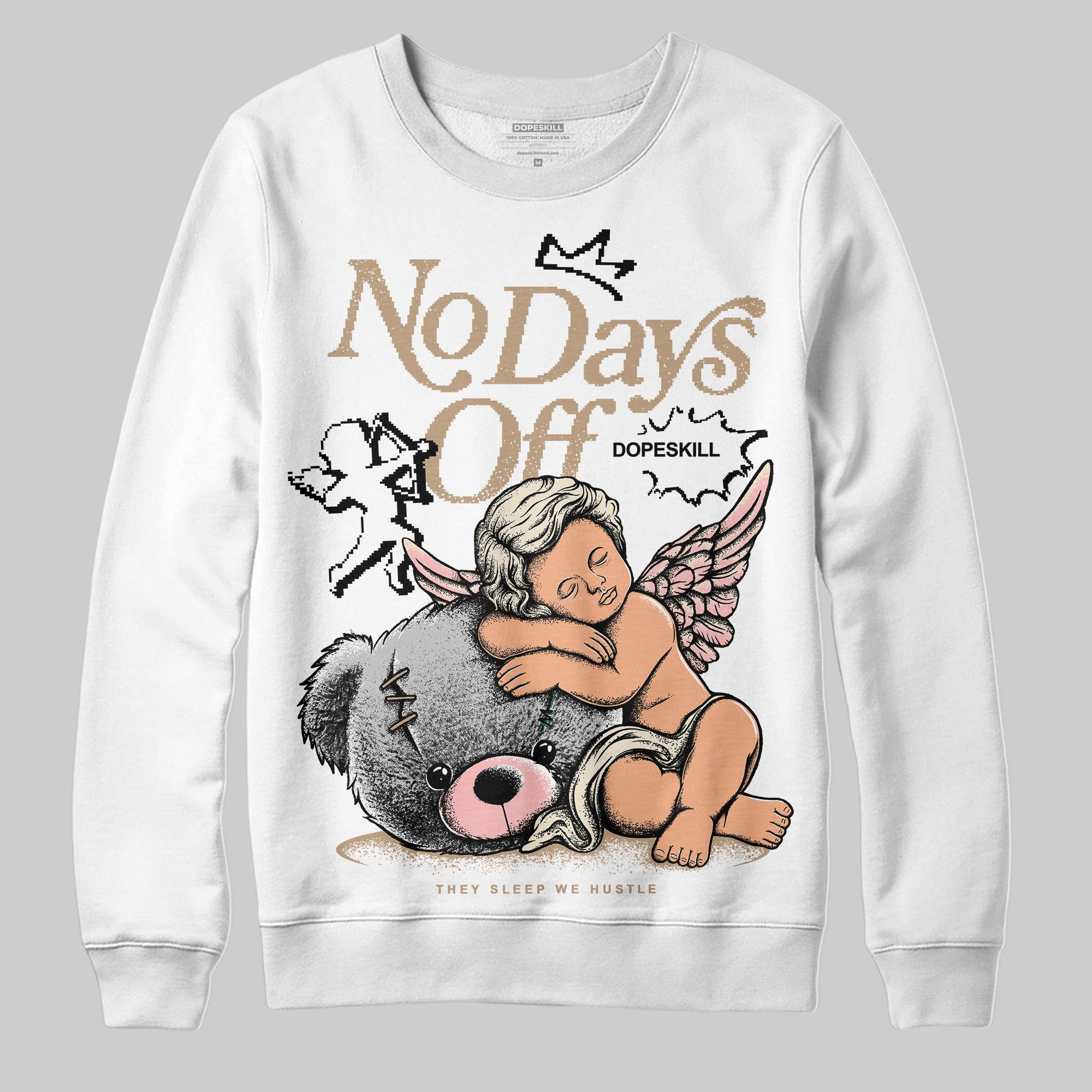 AIR FORCE 1 LINEN superstreetwear Sweatshirt New No Days Off Graphic