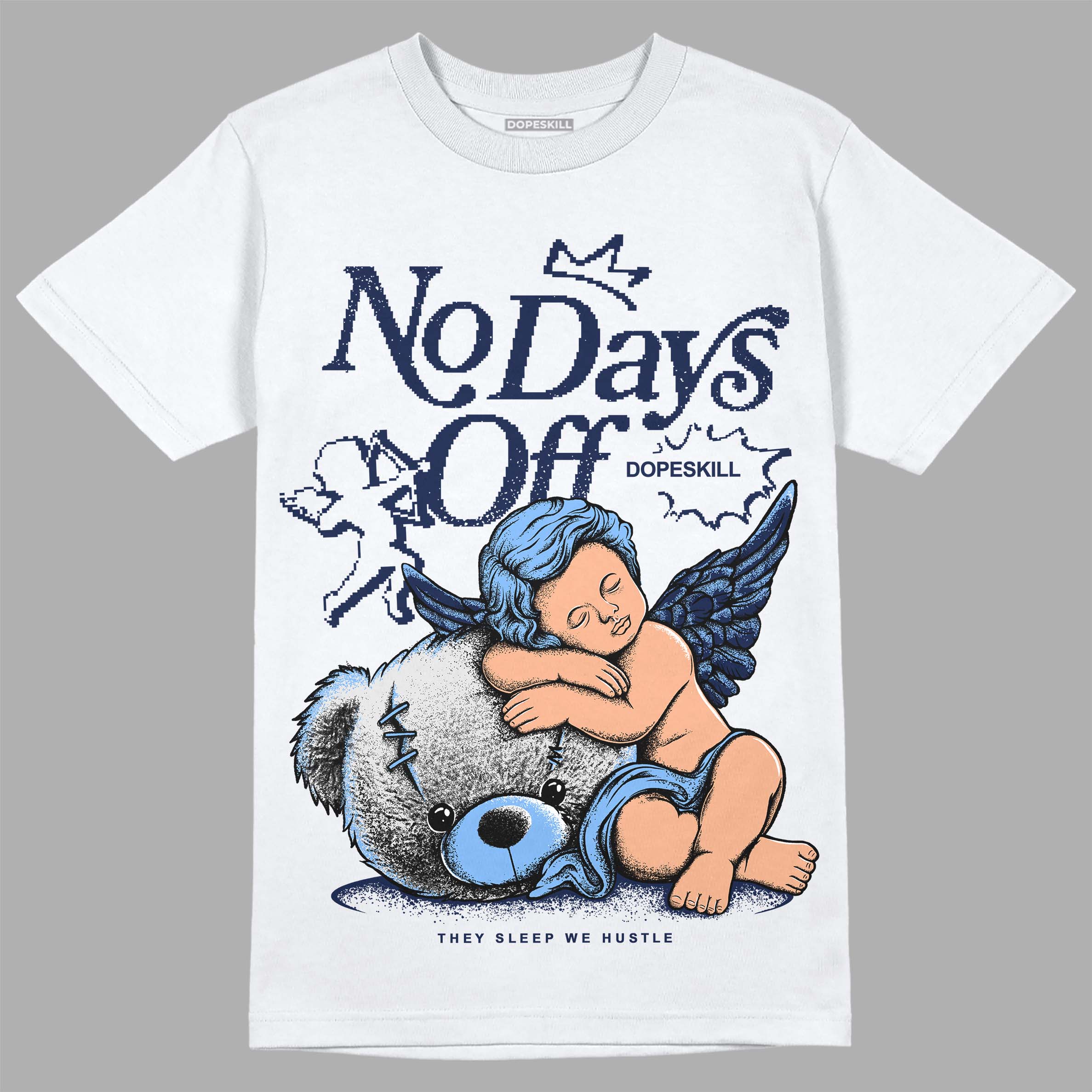 Midnight Navy 5s superstreetwear T-Shirt New No Days Off Graphic