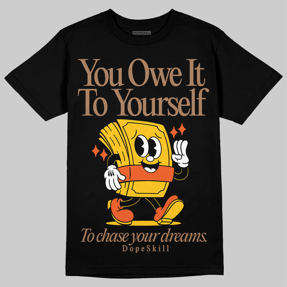 Yellow Collection superstreetwear T-Shirt Owe It To Yourself Graphic