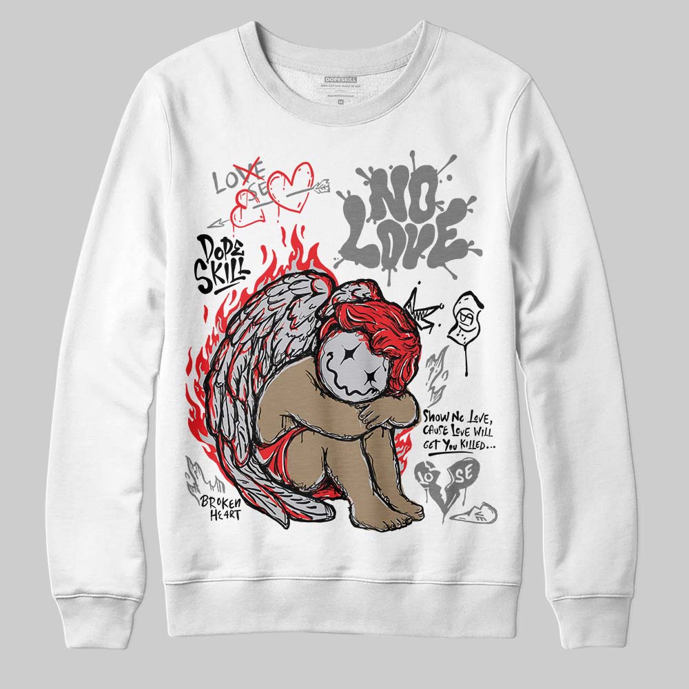 Grey Collection superstreetwear Sweatshirt No Love Graphic