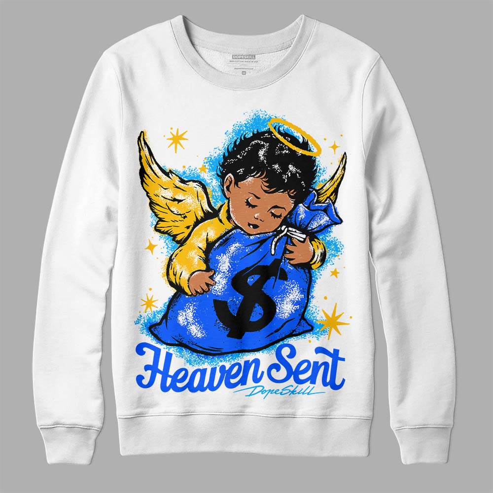 Royal Blue Collection superstreetwear Sweatshirt Heaven Sent Graphic