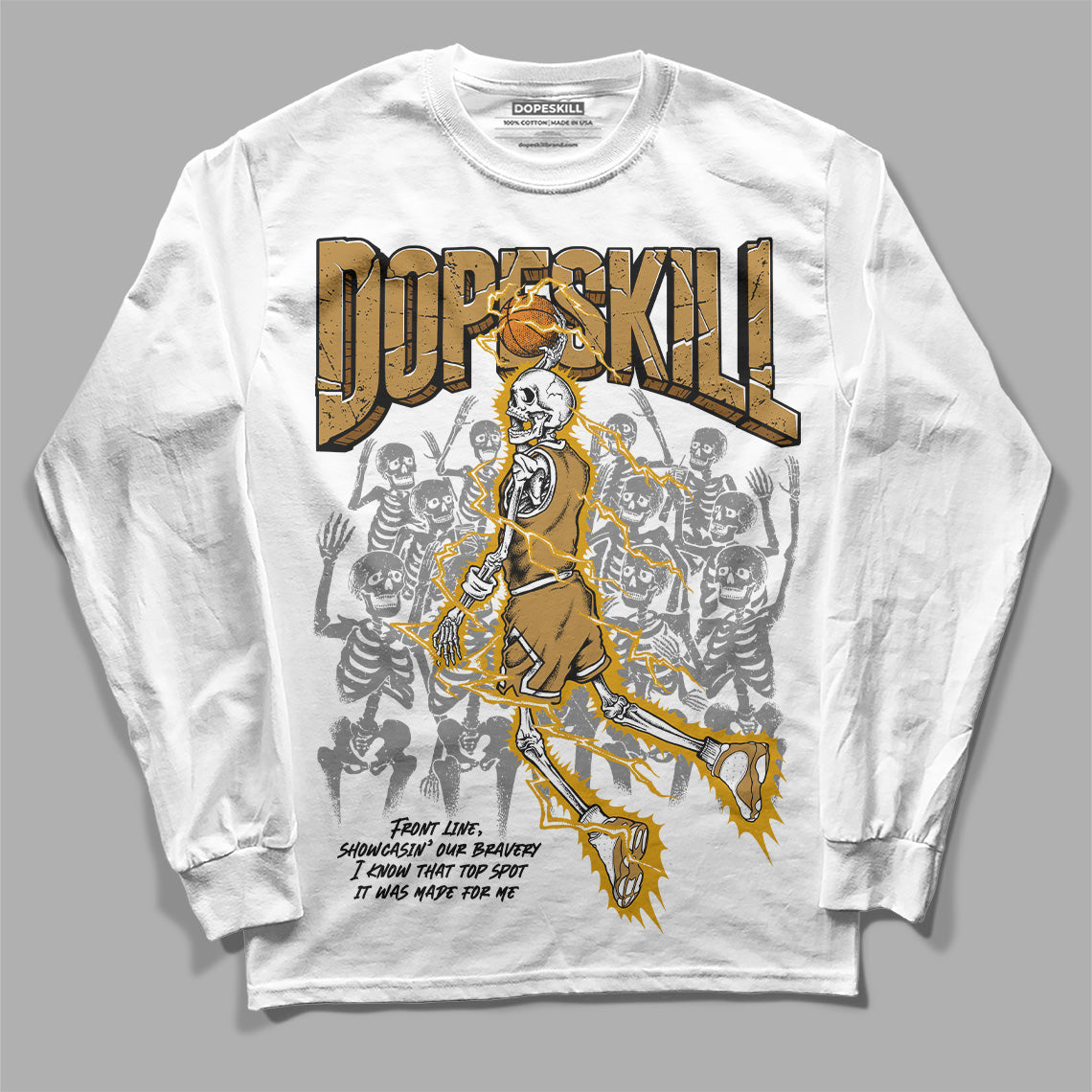 Wheat 13s superstreetwear Long Sleeve T-Shirt Thunder Dunk Graphic