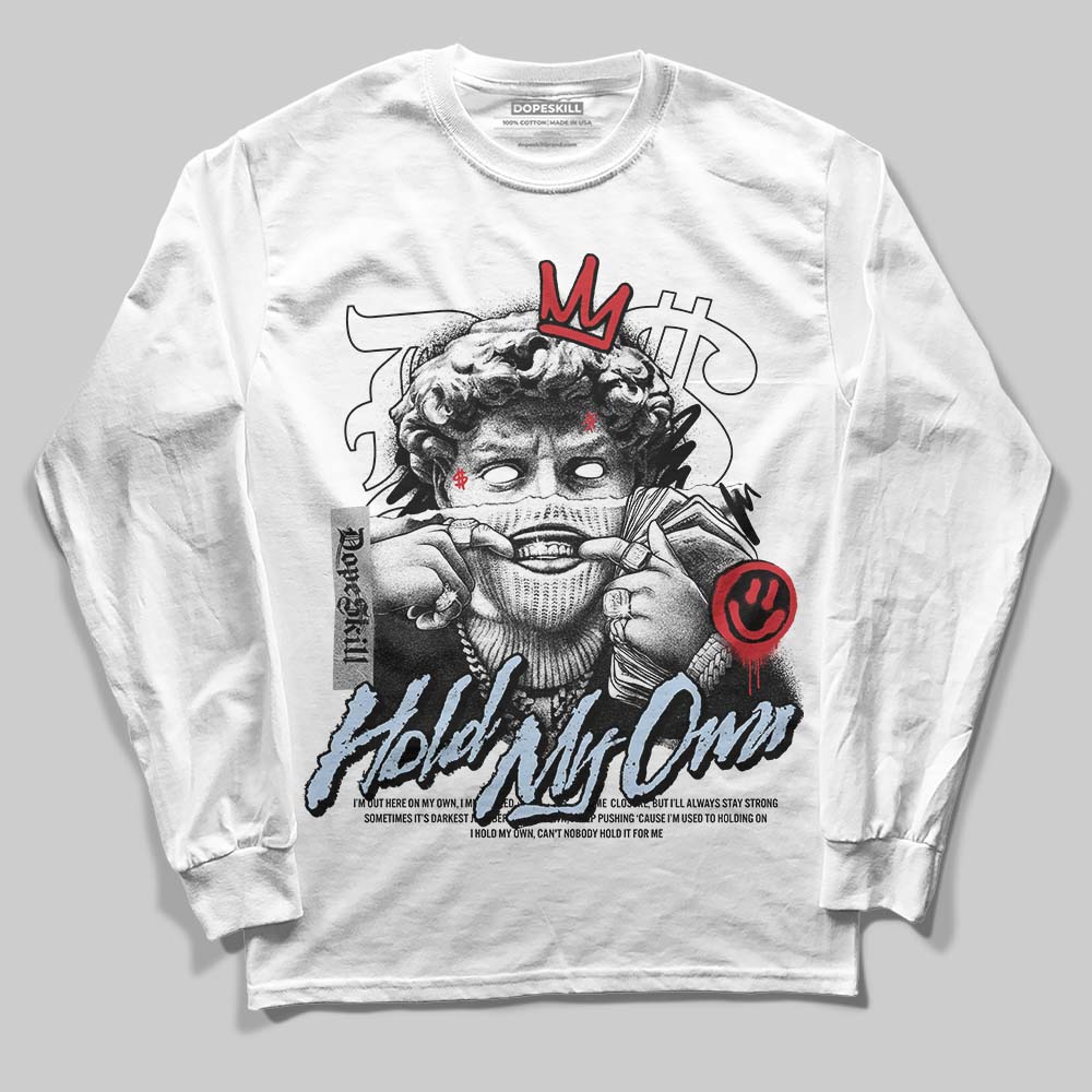 Black Metallic Reimagined 5s superstreetwear Long Sleeve T-Shirt In My Way Graphic