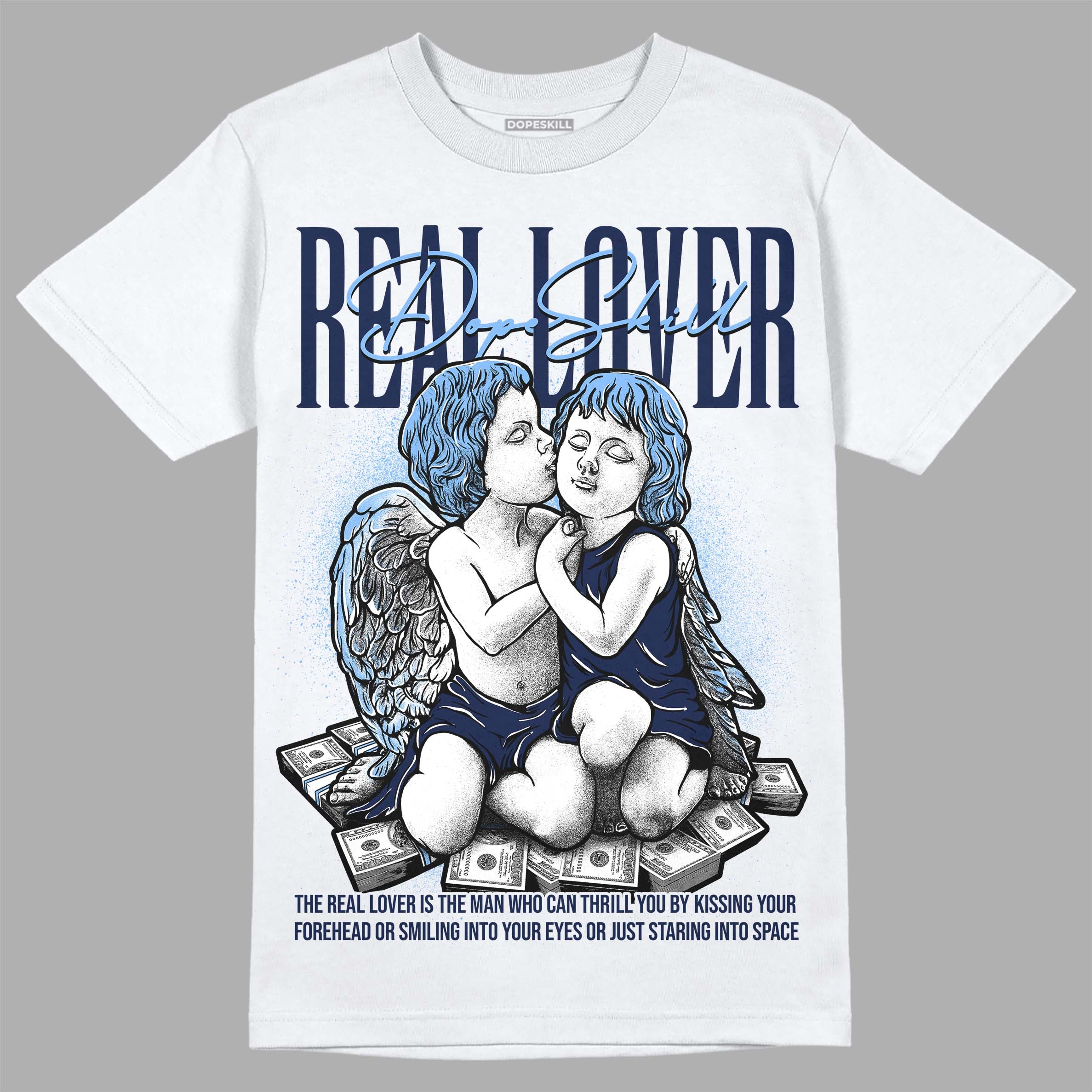 Midnight Navy 5s superstreetwear T-Shirt Real Lover Graphic