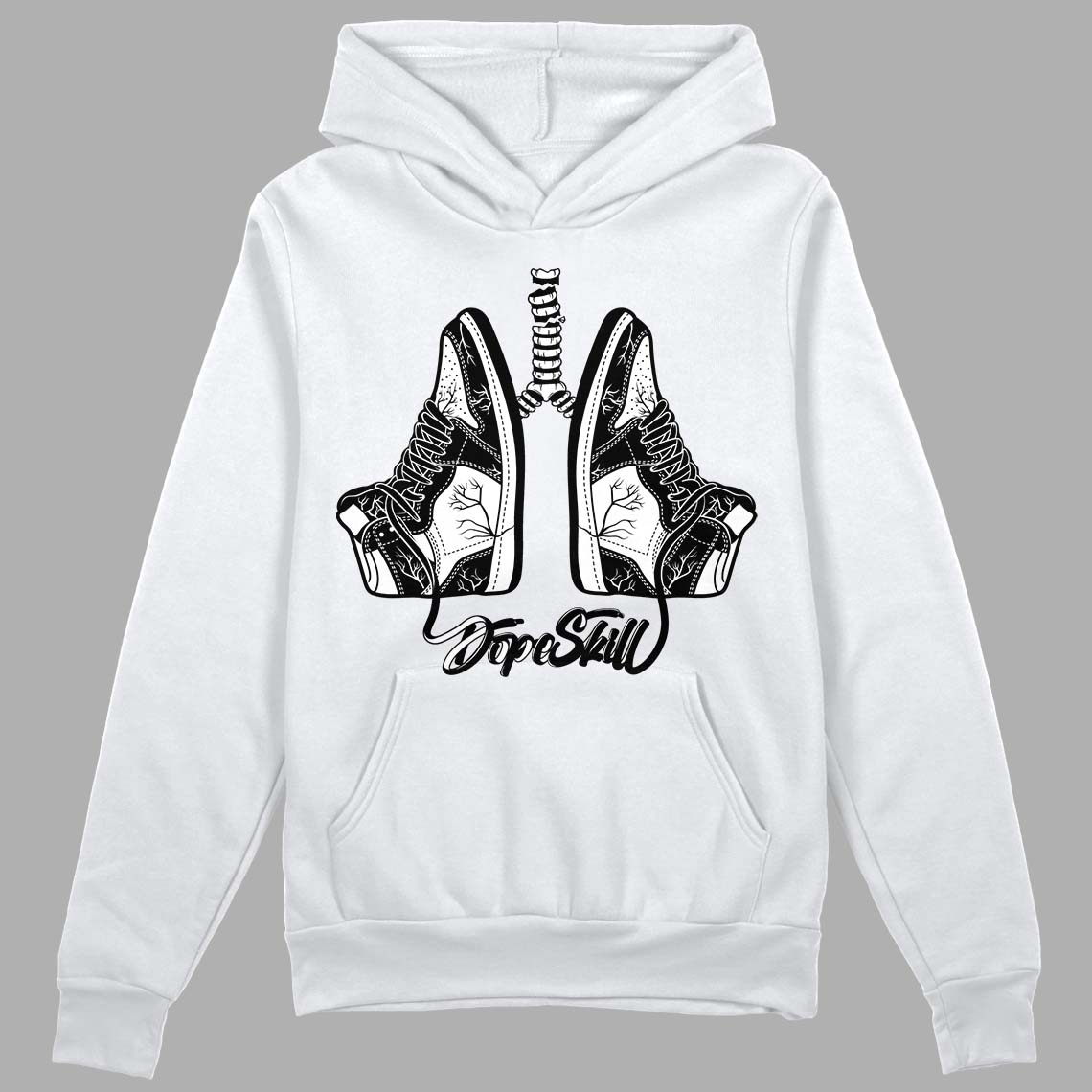85 Black White 1s superstreetwear Hoodie Sweatshirt Breathe Graphic
