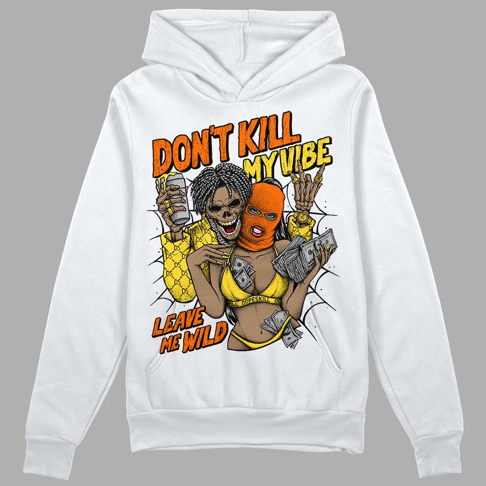 Black Tour Yellow AJ 4 Thunder superstreetwear Hoodie Sweatshirt Don't Kill My Vibe Graphic
