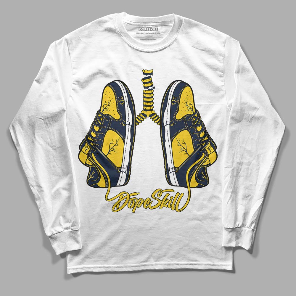 Michigan Dunks superstreetwear Long Sleeve T-Shirt Breathe Graphic