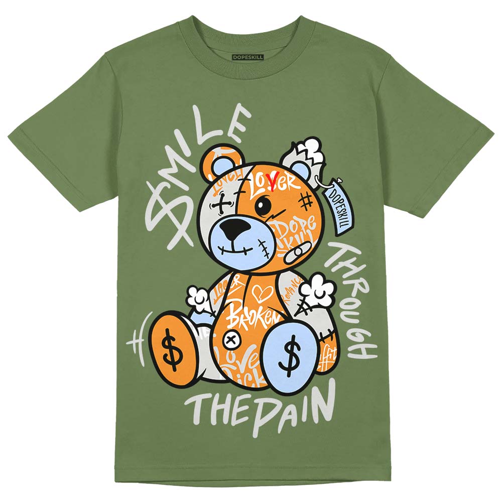 Olive 5s superstreetwear Olive T-shirt Smile Through The Pain Graphic
