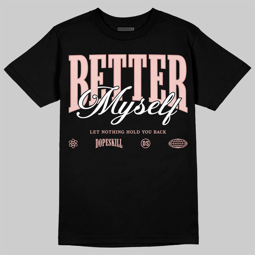 Leather Curb Glitter Pale Pink superstreetwear T-Shirt Better Myself Graphic