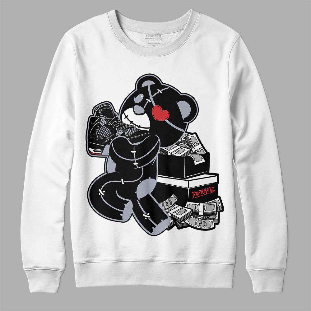 Bred Reimagined 4s superstreetwear Sweatshirt Bear Steals Sneaker Graphic