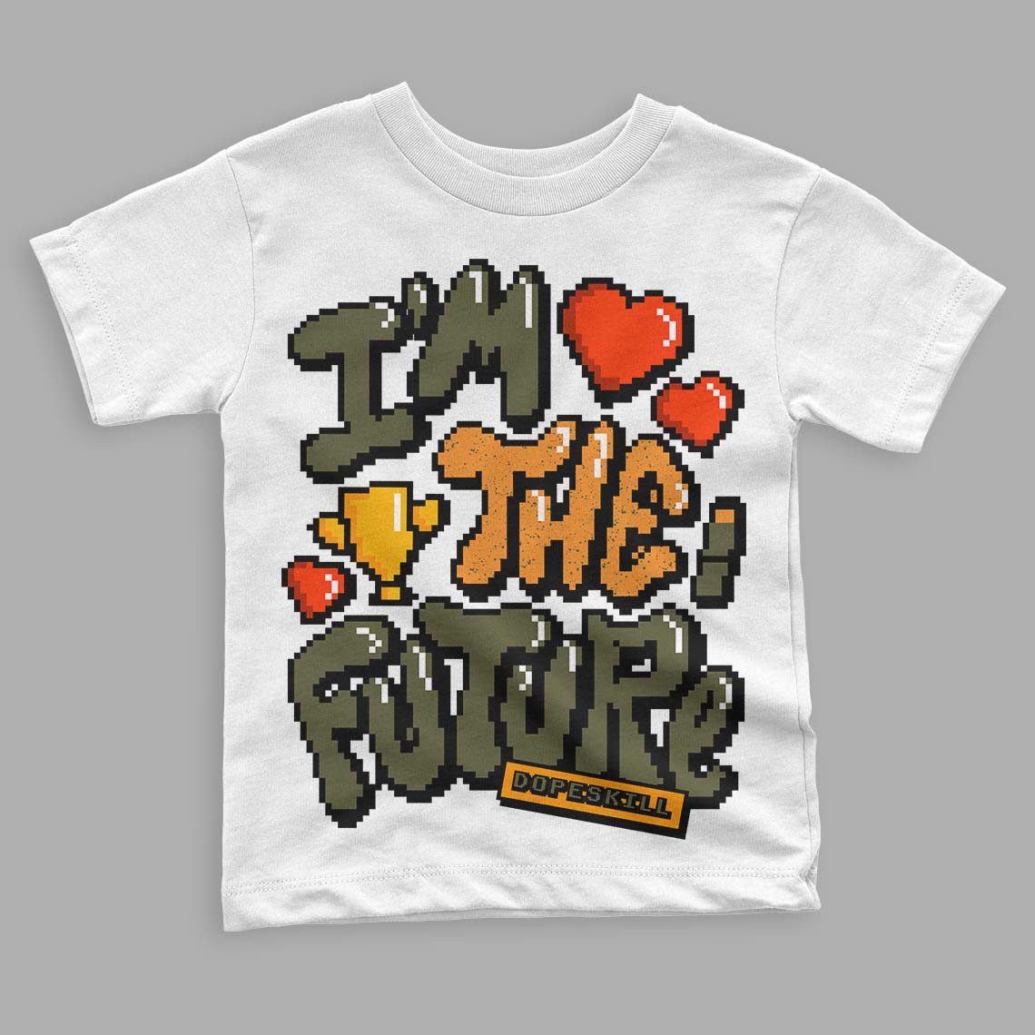 Olive 5s superstreetwear Toddler Kids T-shirt I'm The Future Graphic