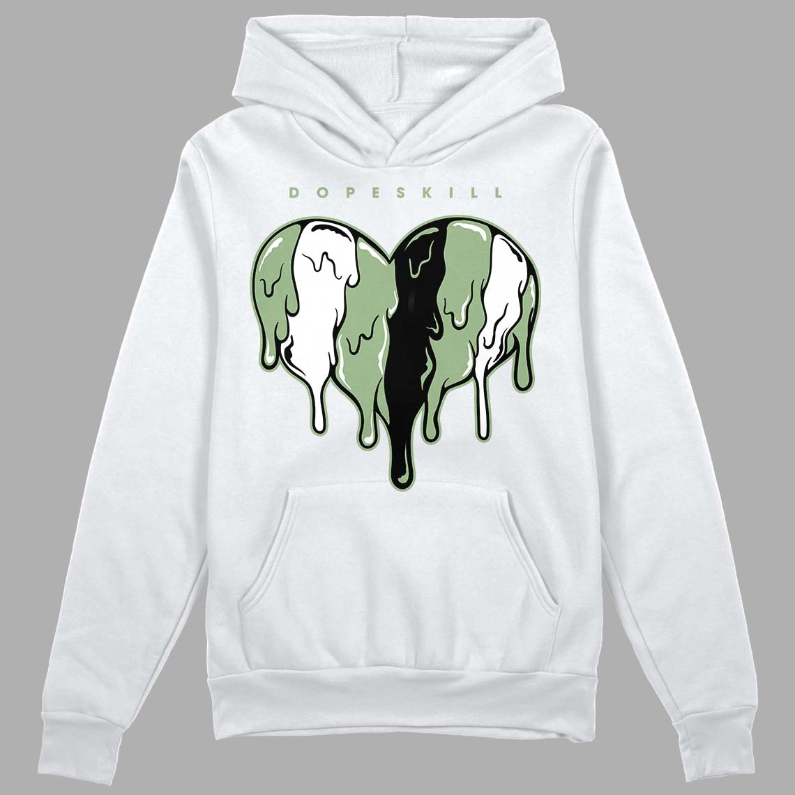 Seafoam 4s superstreetwear Hoodie Sweatshirt Slime Drip Heart Graphic