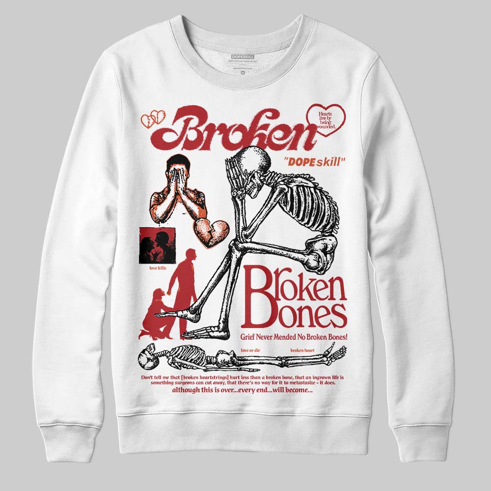 Brick By Brick 4s superstreetwear Sweatshirt Broken Bones Graphic