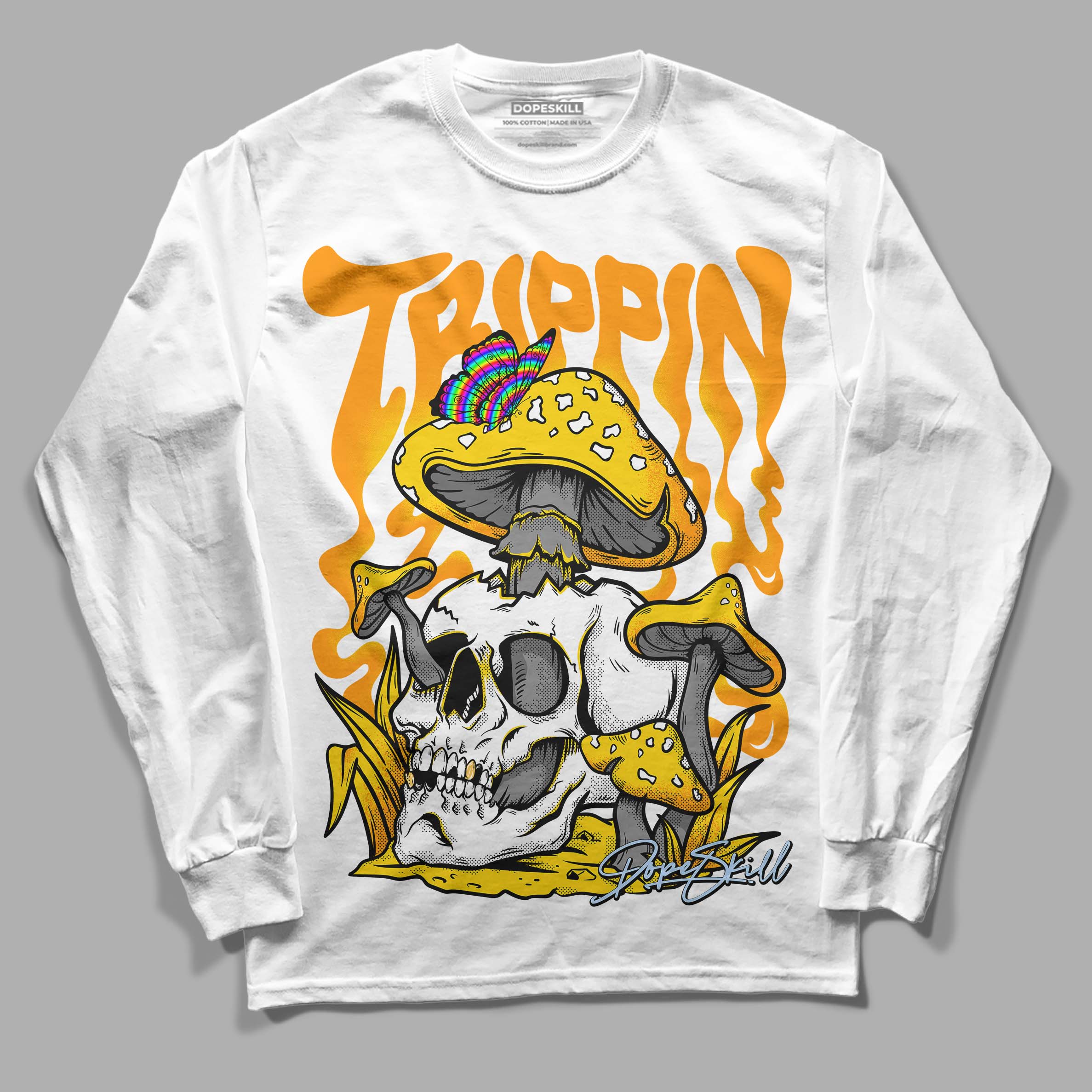 Yellow Ochre 6s superstreetwear Long Sleeve T-Shirt Trippin Graphic