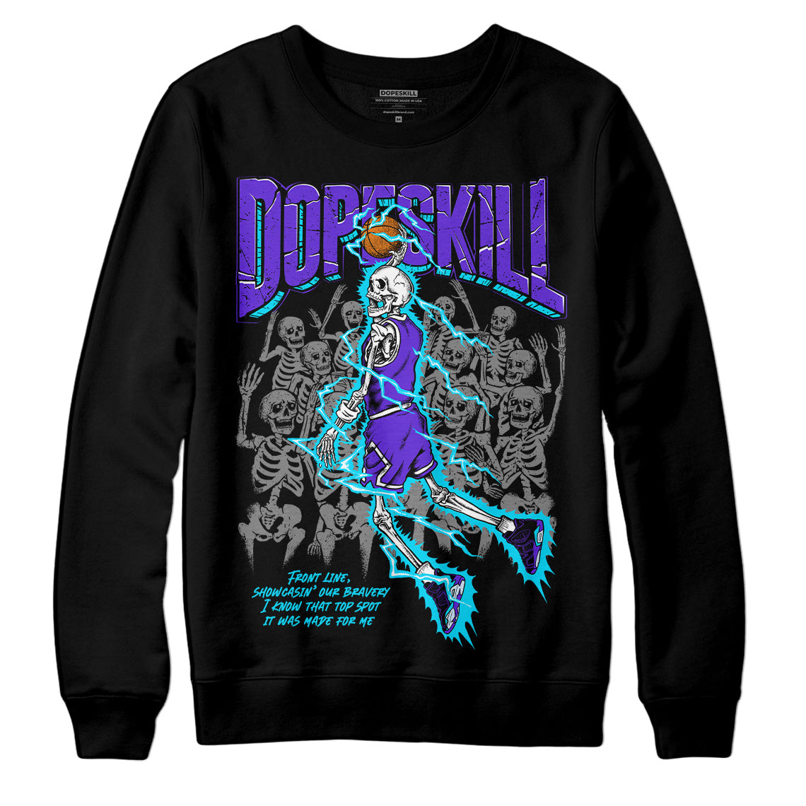 Aqua 6s superstreetwear Sweatshirt Thunder Dunk Graphic