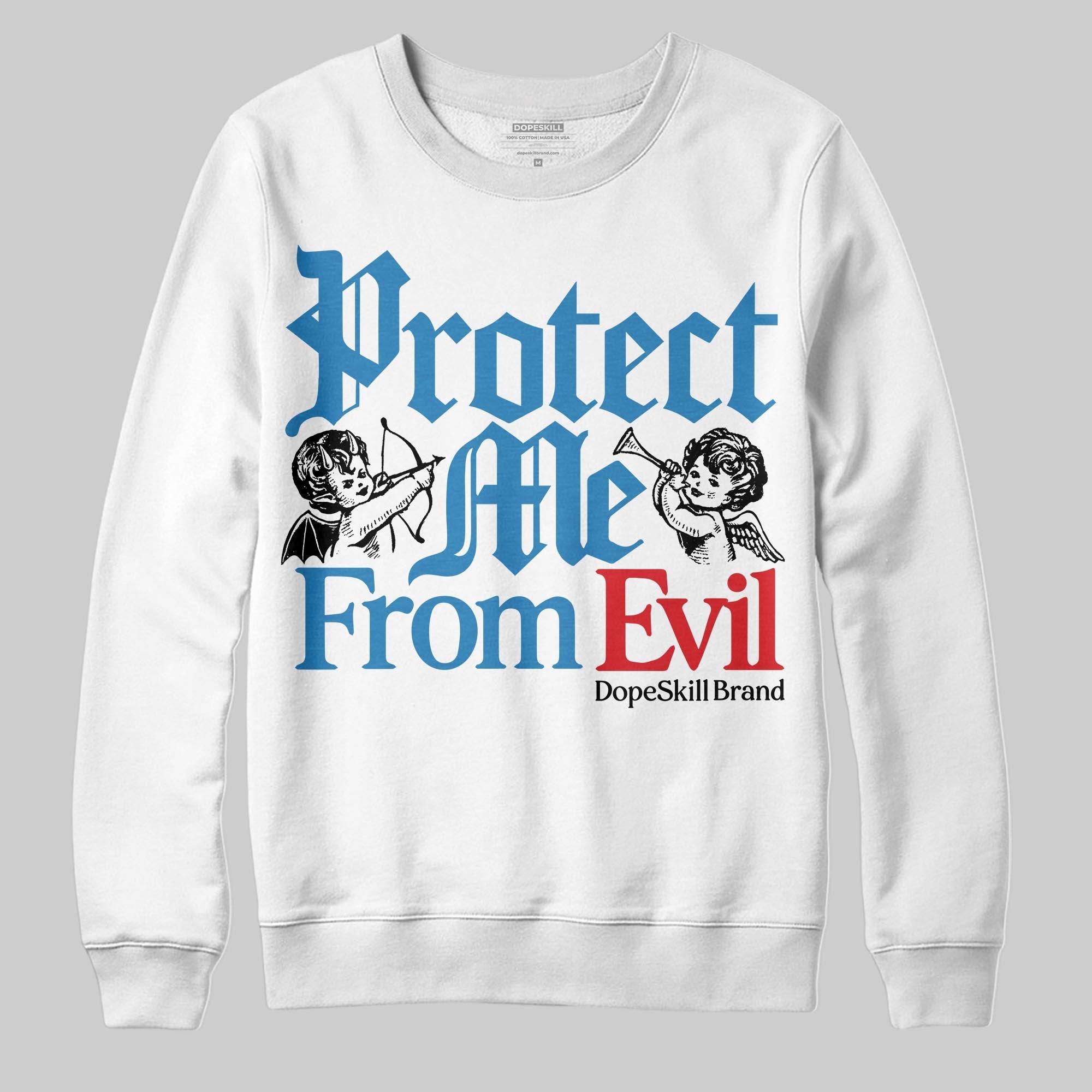 Rare Air 3s superstreetwear Sweatshirt Protect Me From Evil Graphic