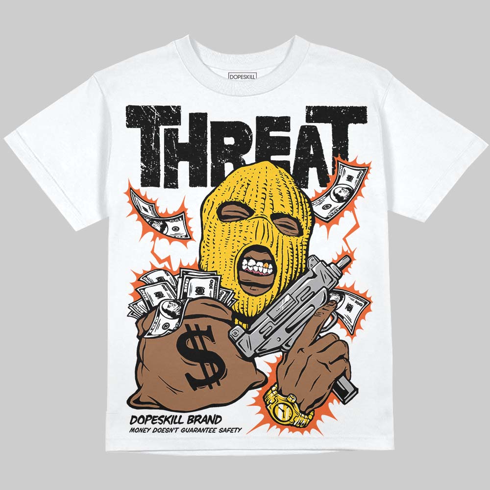 Yellow Collection superstreetwear Oversize Print T-Shirt Under Threat Graphic