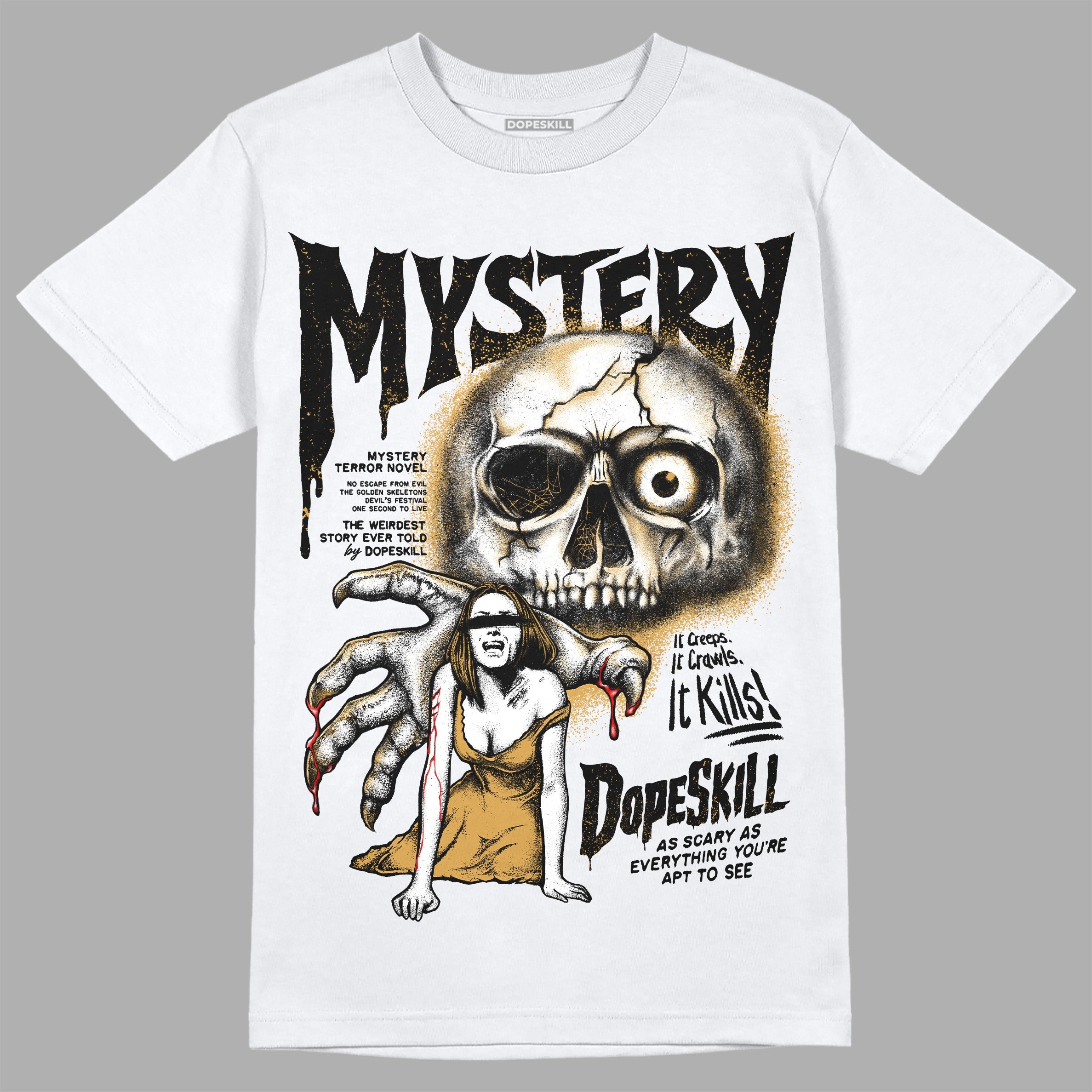 Gratitude 11s superstreetwear T-Shirt Mystery Ghostly Grasp Graphic