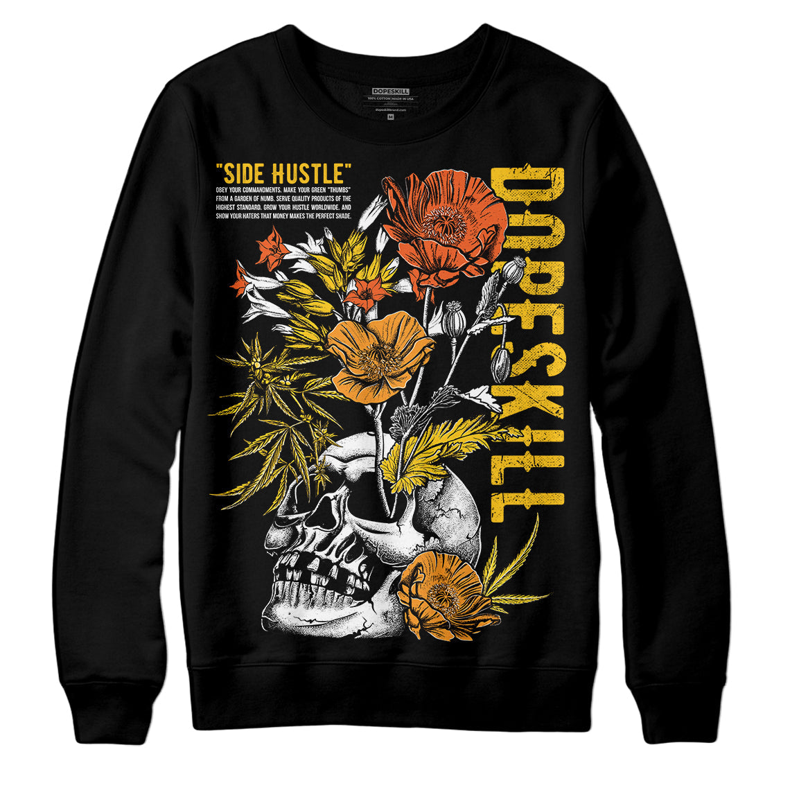 Yellow Collection superstreetwear Sweatshirt Side Hustle Graphic
