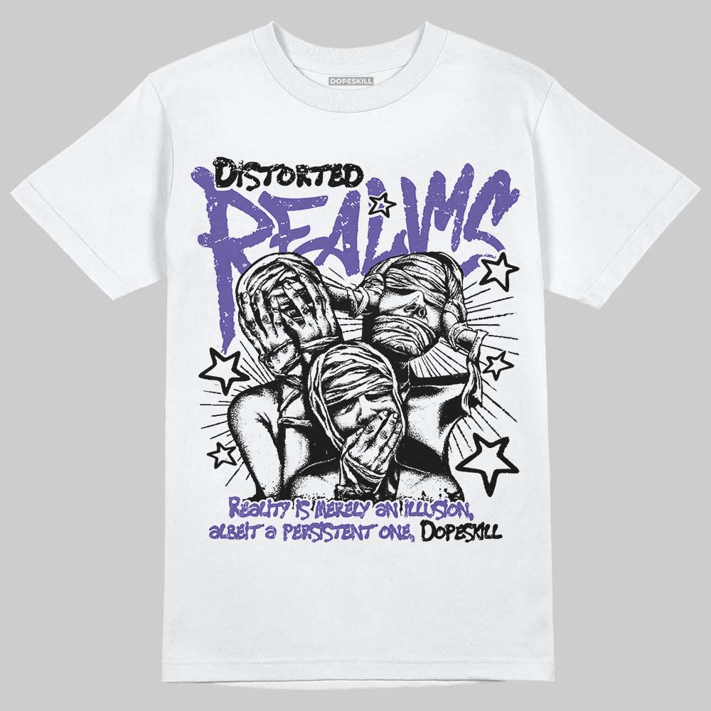 Grape 5s superstreetwear T-Shirt Distorted Realms Graphic