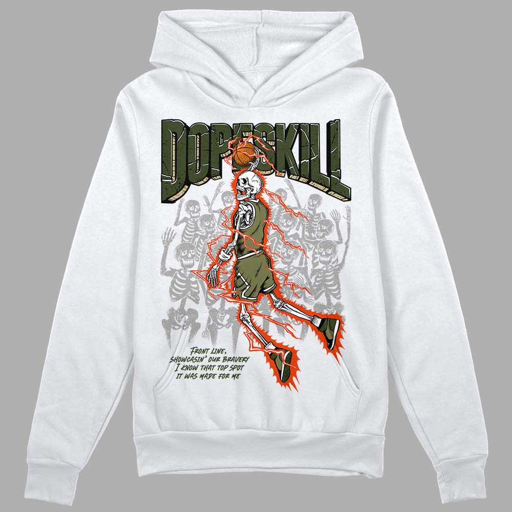 Olive Collection superstreetwear Hoodie Sweatshirt Thunder Dunk Graphic