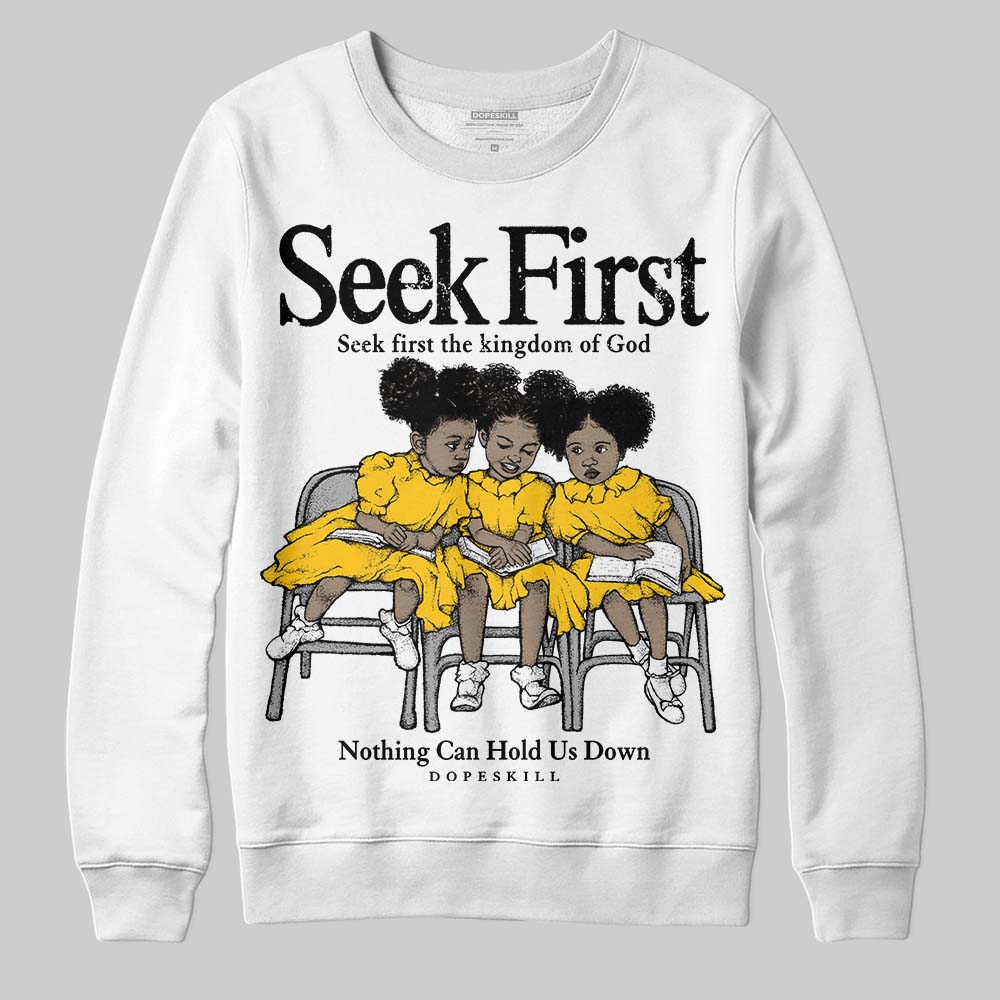 Yellow Collection superstreetwear Sweatshirt New Seek First Graphic