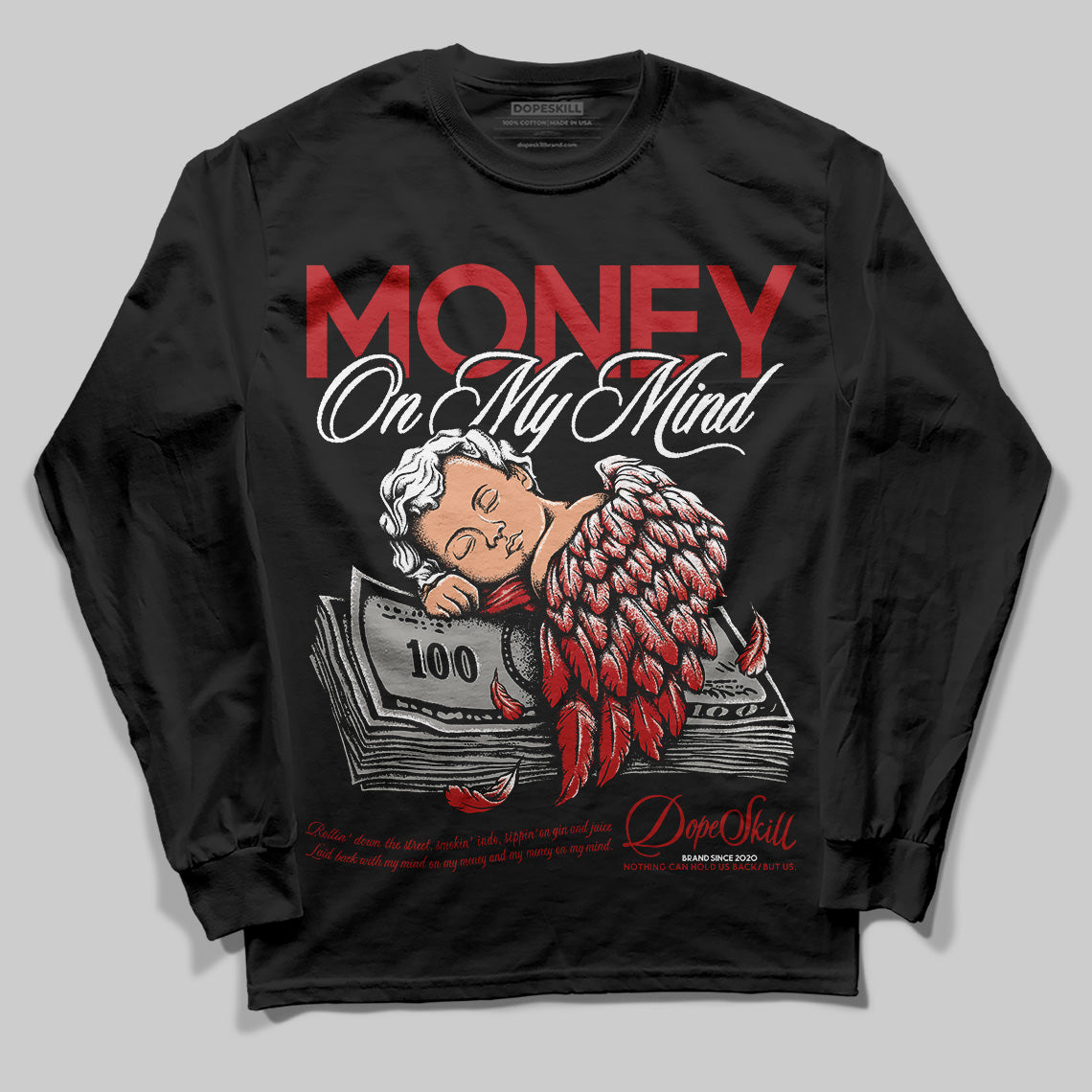 Flu Game 12s superstreetwear Long Sleeve T-Shirt MOMM Graphic