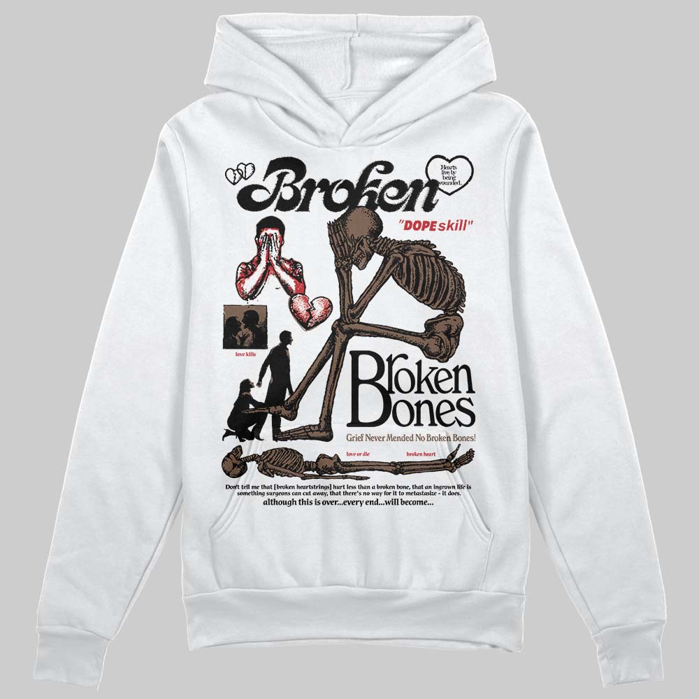 Olive 9s superstreetwear Hoodie Sweatshirt Broken Bones Graphic
