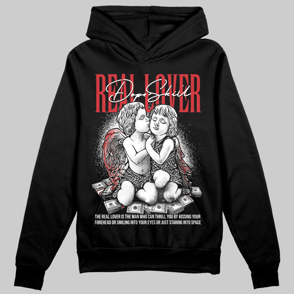 Black Cement 3s superstreetwear Hoodie Sweatshirt Real Lover Graphic