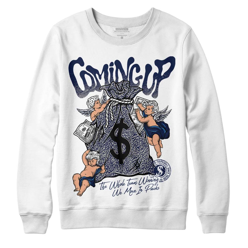 AJ Spizike White Obsidian superstreetwear Sweatshirt Money Bag Coming Up Graphic