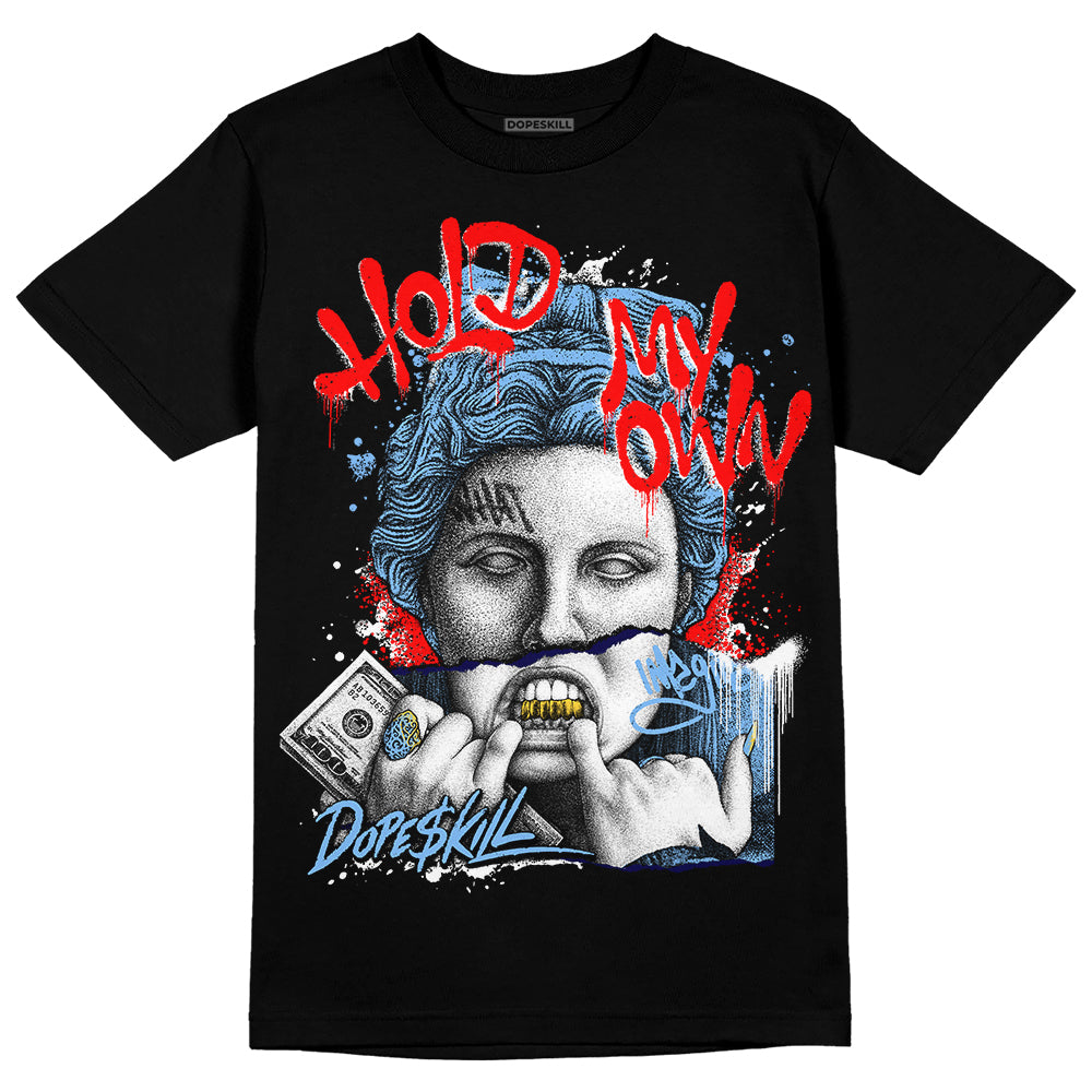 Powder Blue 9s superstreetwear T-Shirt Hold My Own Graphic