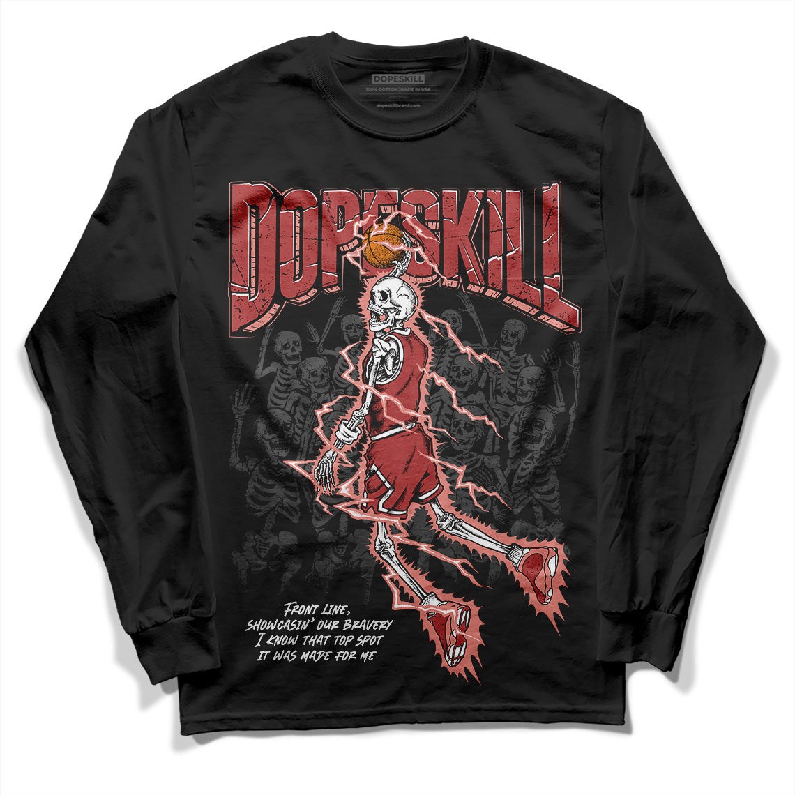 Dune Red 13s superstreetwear Long Sleeve T-Shirt Thunder Dunk Graphic