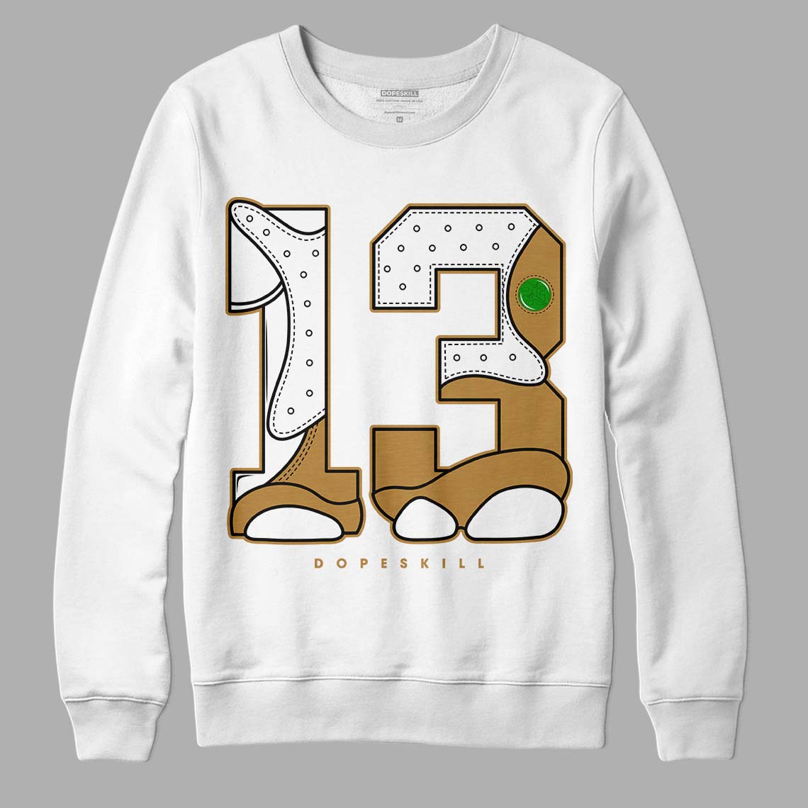 Wheat 13s superstreetwear Sweatshirt No.13 Graphic