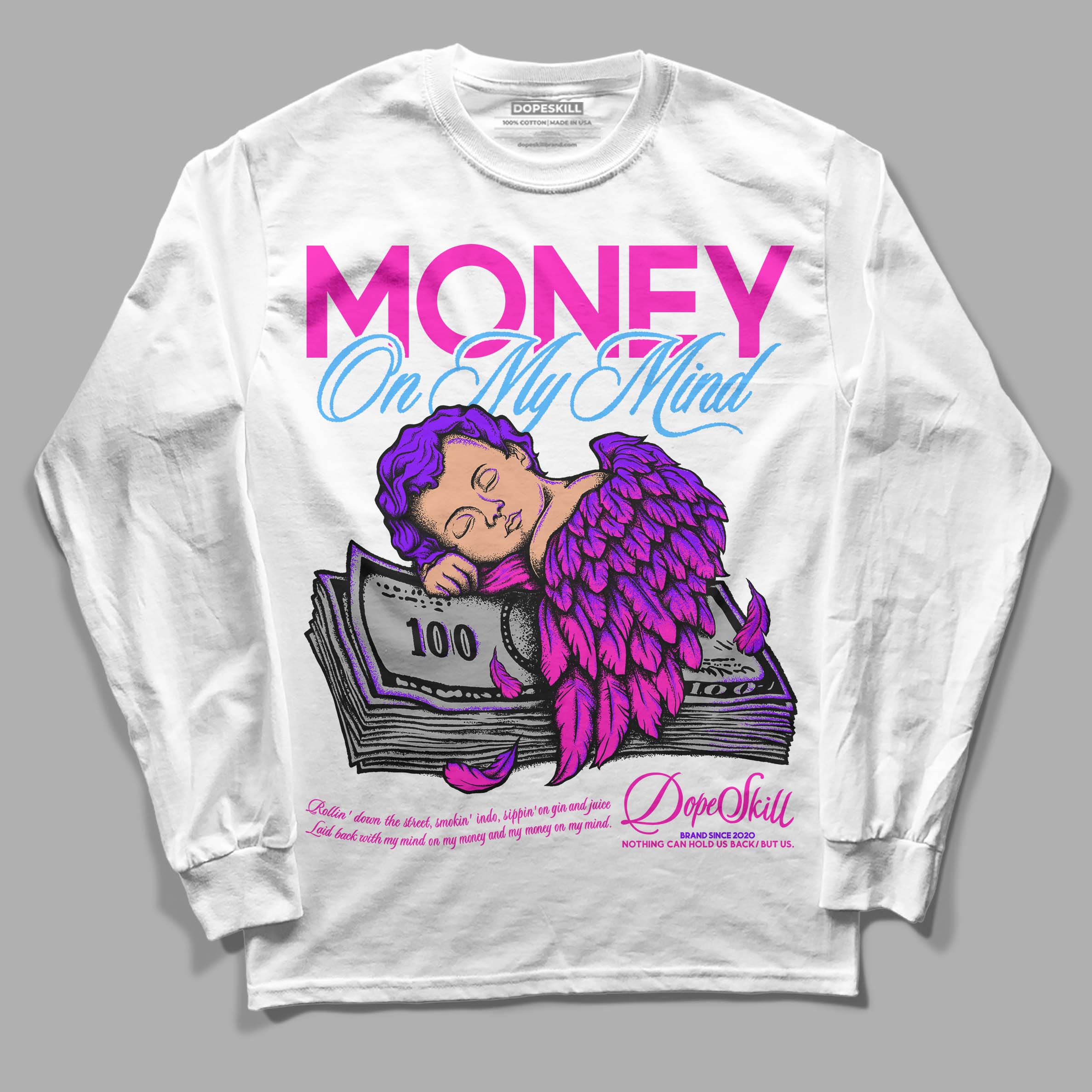 Dunk Low Active Fuchsia superstreetwear Long Sleeve T-Shirt MOMM Graphic