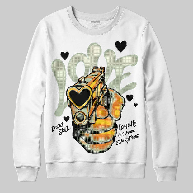 Seafoam 4s 2025 DopeSkill Sweatshirt Love Shot Graphic
