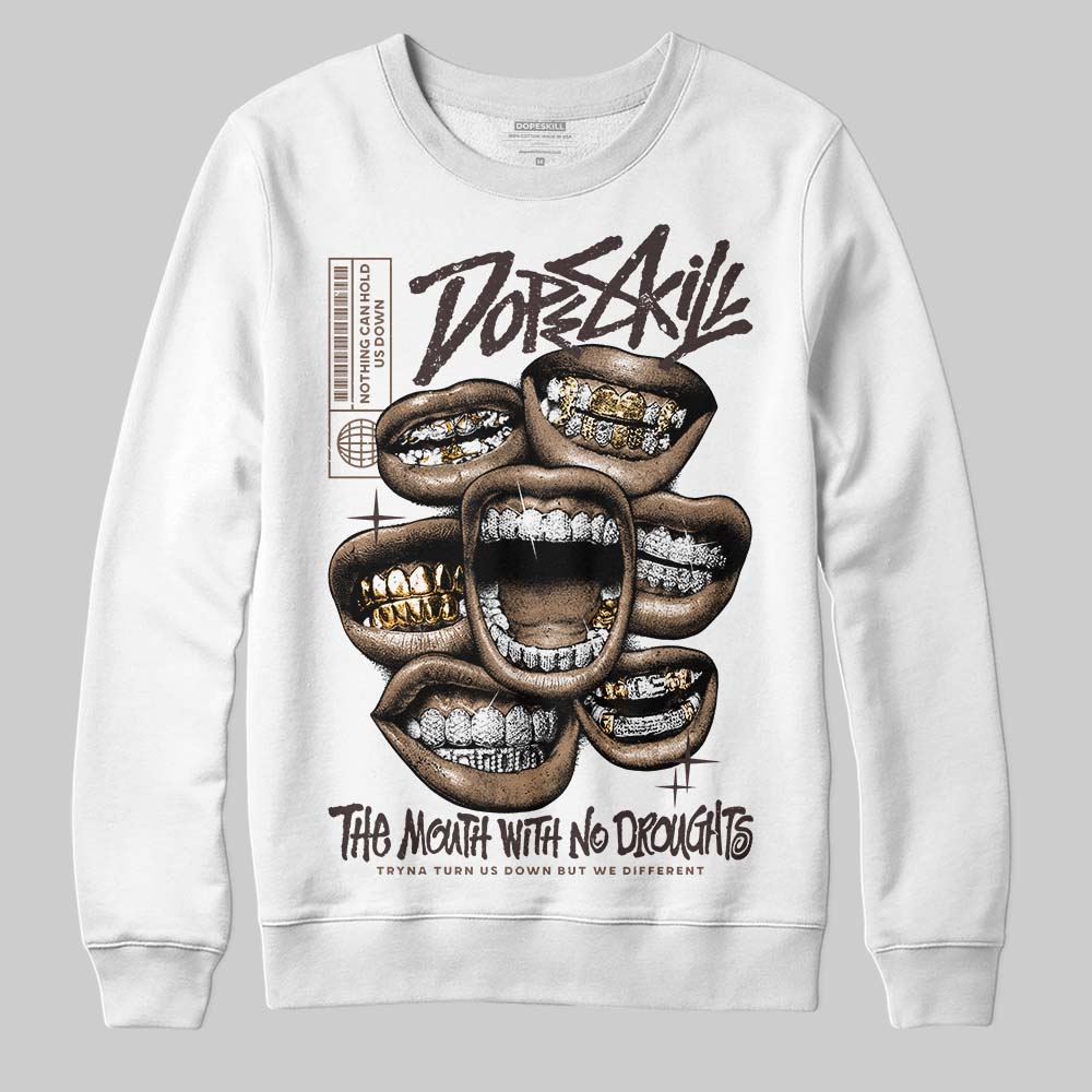 Baroque Brown 12s superstreetwear Sweatshirt The Mouth With No Droughts Graphic
