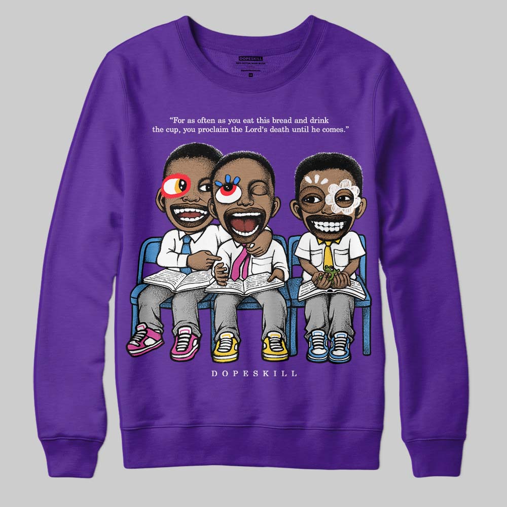 PURPLE Collection superstreetwear Sweatshirt First Sunday Graphic