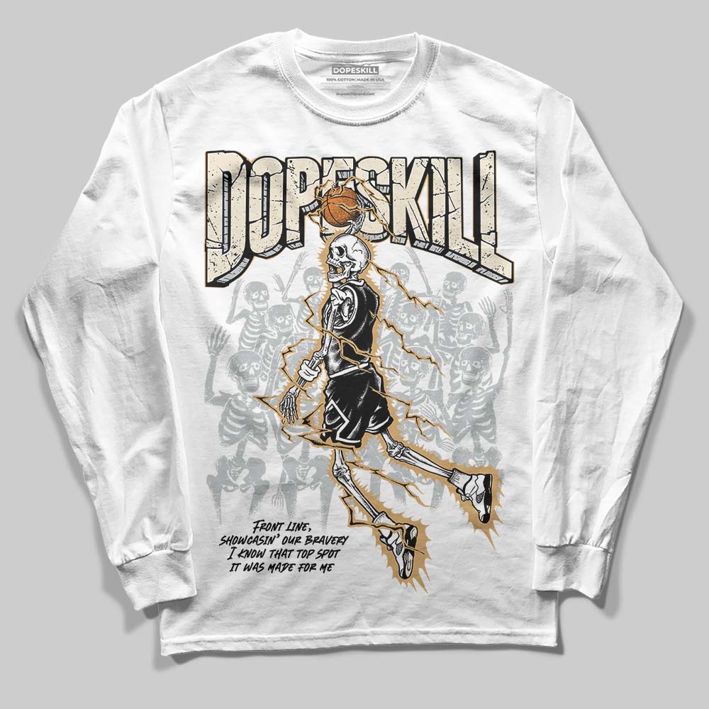 Reverse Metallic 5s superstreetwear Long Sleeve T-Shirt Thunder Dunk Graphic