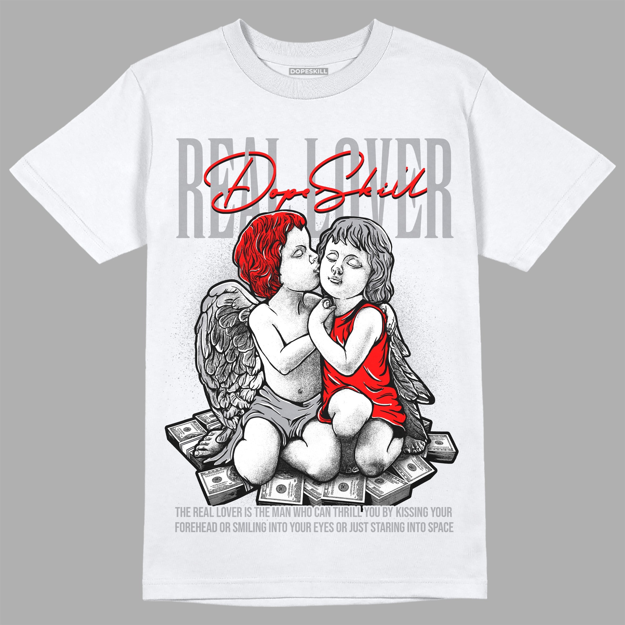 Fire Red 9s superstreetwear T-Shirt Real Lover Graphic