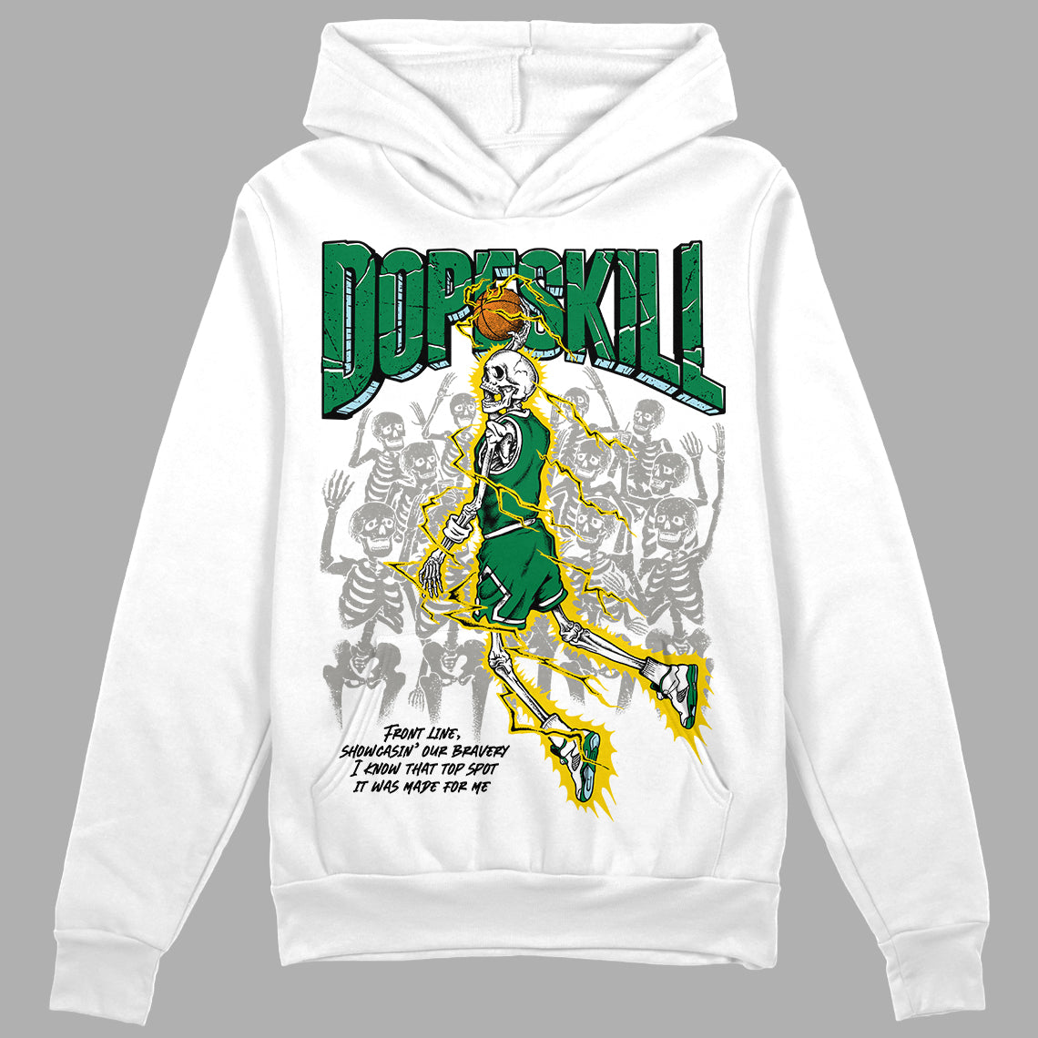 Lucky Green 5s superstreetwear Hoodie Sweatshirt Thunder Dunk Graphic
