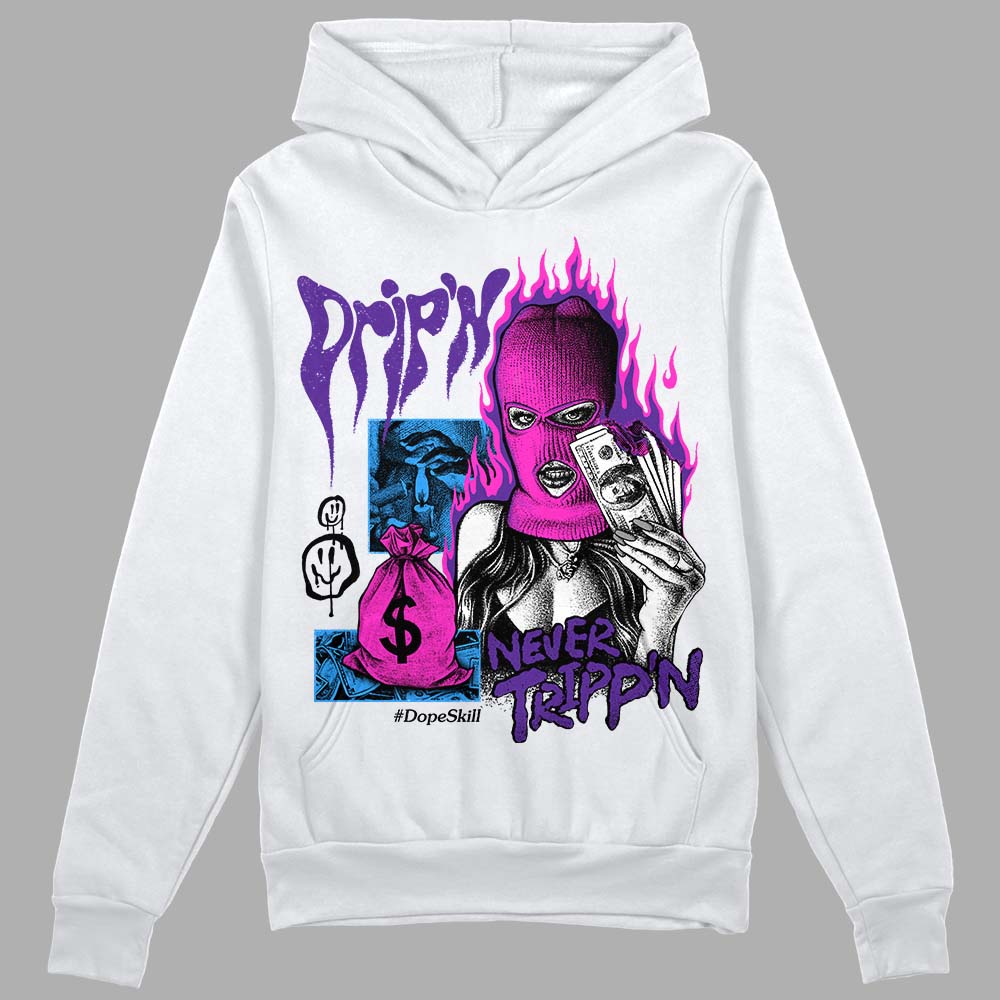 PURPLE Collection superstreetwear Hoodie Sweatshirt Drip'n Never Tripp'n Graphic