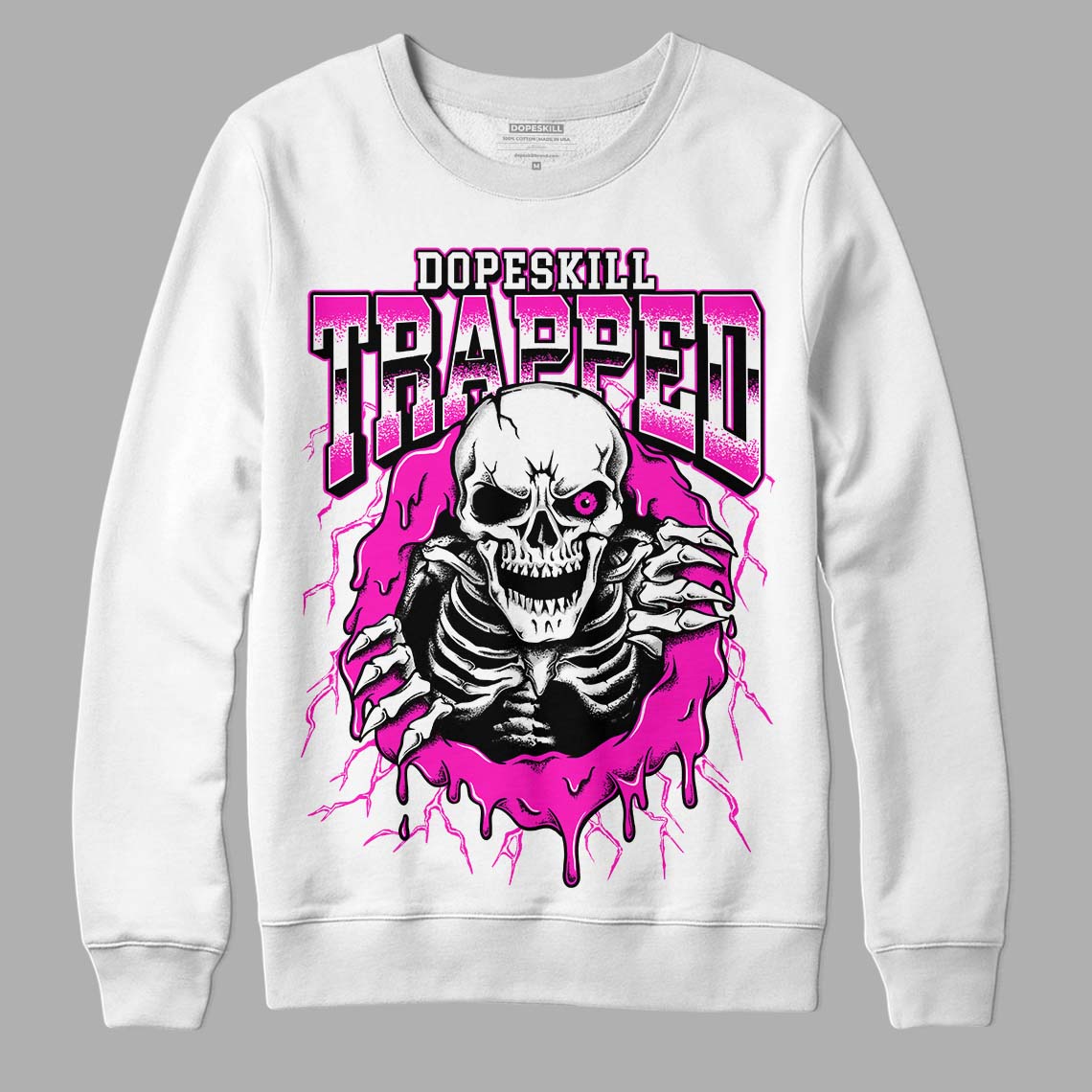 Dunk Low Active Fuchsia superstreetwear Sweatshirt Trapped Halloween Graphic