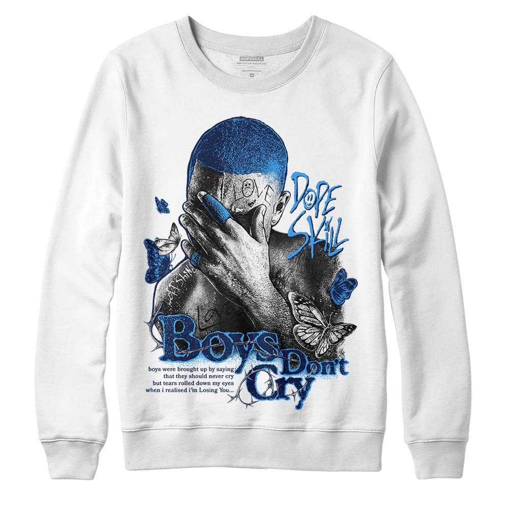 AJ Spizike White Obsidian superstreetwear Sweatshirt Boys Don't Cry Graphic