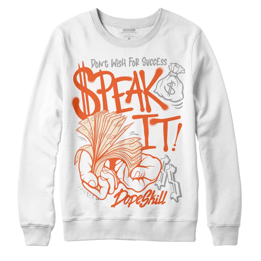 Georgia Peach 3s superstreetwear Sweatshirt Speak It Graphic