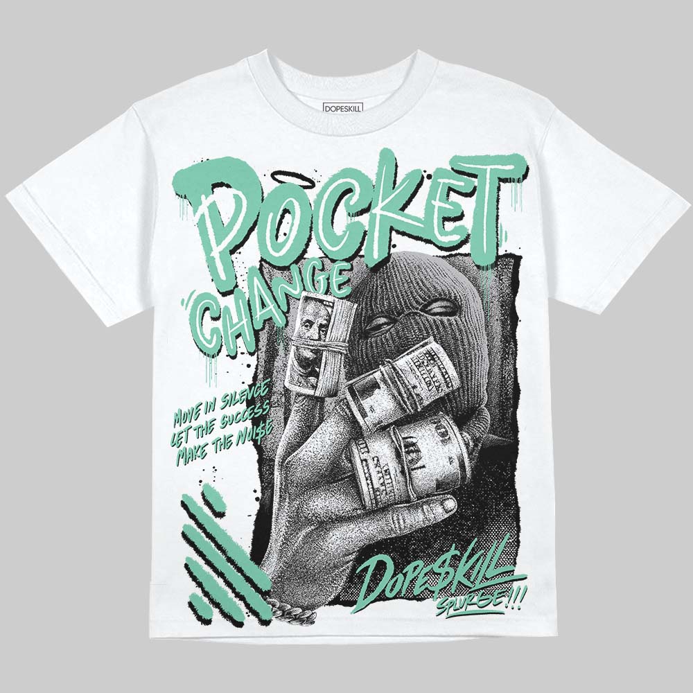 Green Glow 3s superstreetwear Oversize Print T-Shirt Pocket Change Graphic