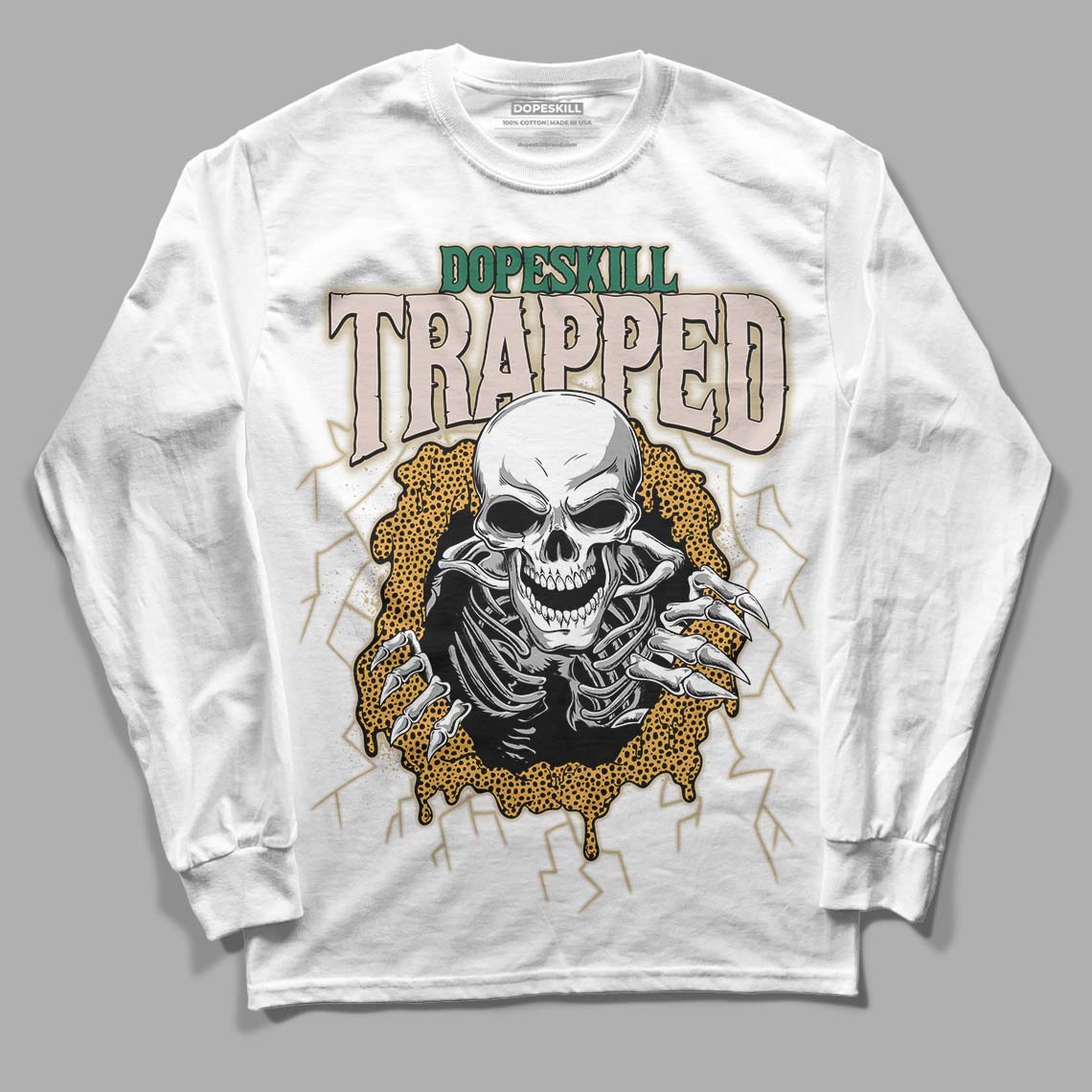 Safari Dunk Low superstreetwear Long Sleeve T-Shirt Trapped Halloween Graphic