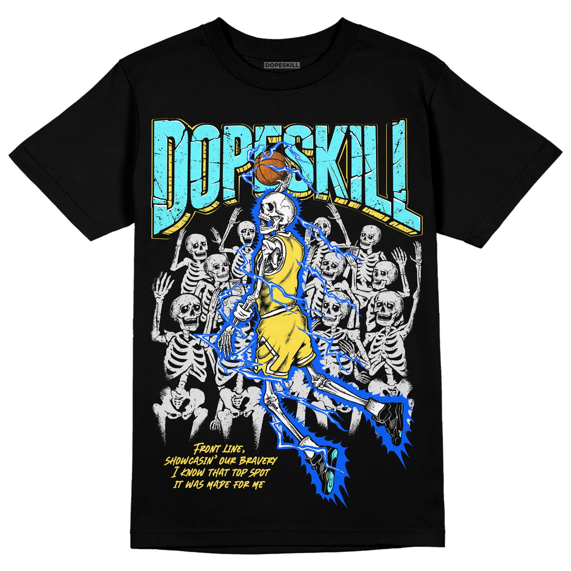 Aqua 5s superstreetwear T-Shirt Thunder Dunk Graphic