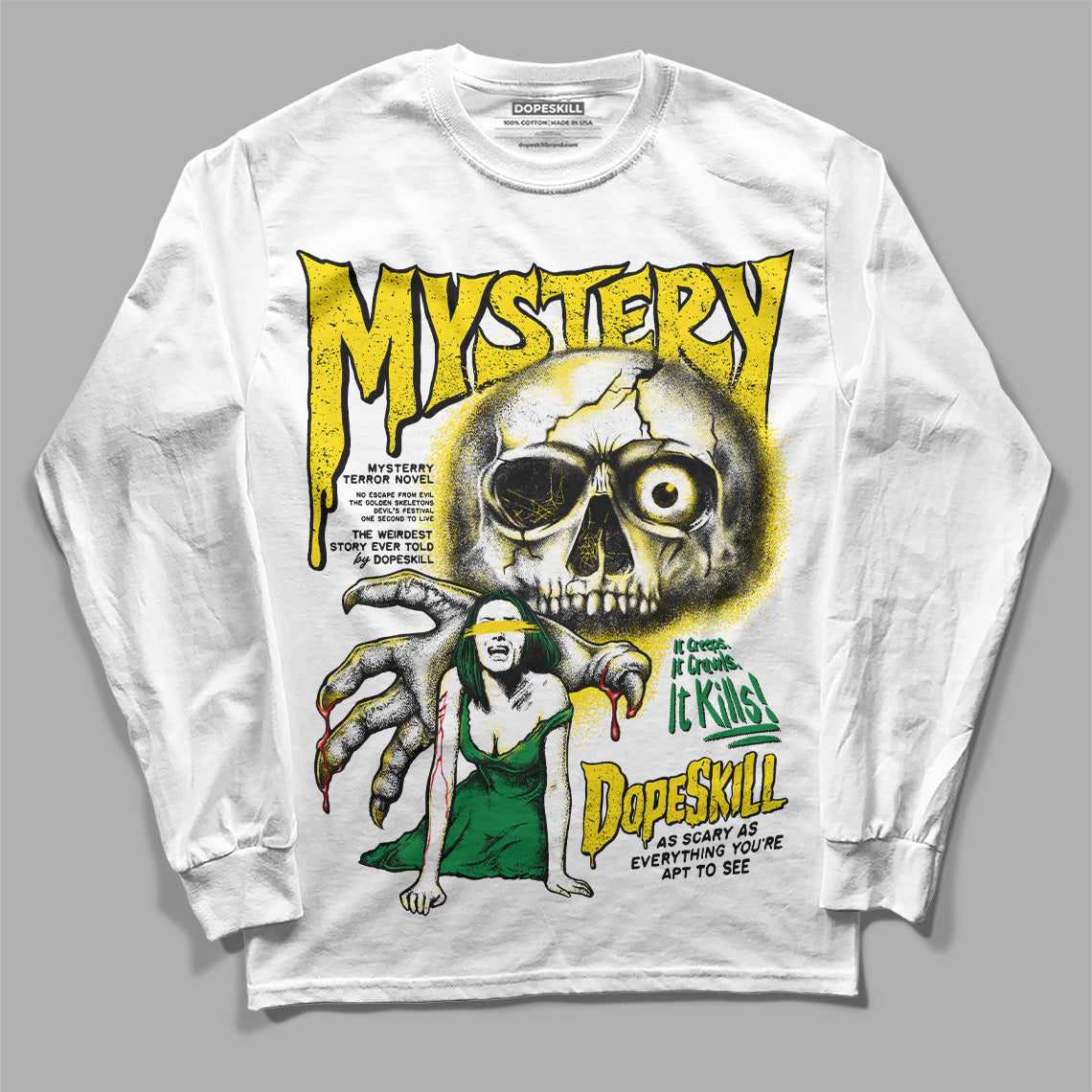 Dunk Reverse Brazil superstreetwear Long Sleeve T-Shirt Mystery Ghostly Grasp Graphic